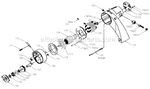 Part Location Diagram of 1086894S Delta Bearing